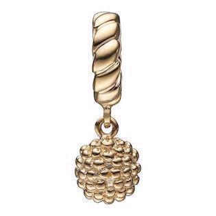 Christina Collect Gold-plated Growth Hanging rustic ball, model 623-G124